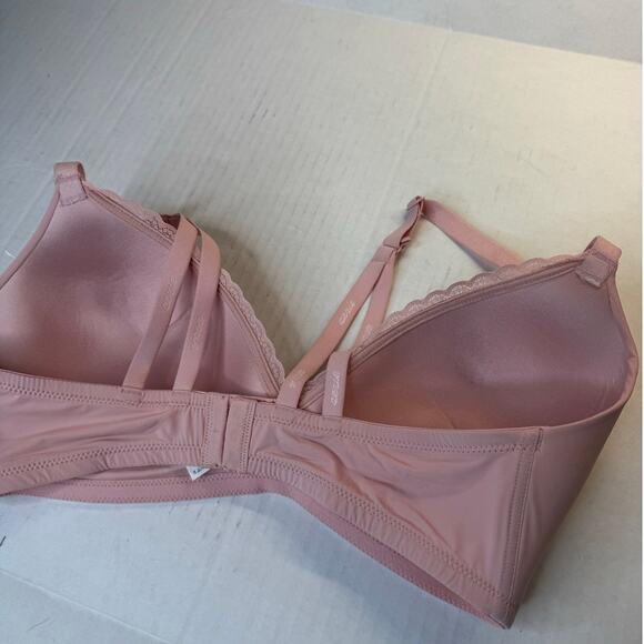 Aerie Real Happy Wireless Bra Size 36D Slumber Party NWT Lightly Lined Lace Trim - Picture 7 of 10